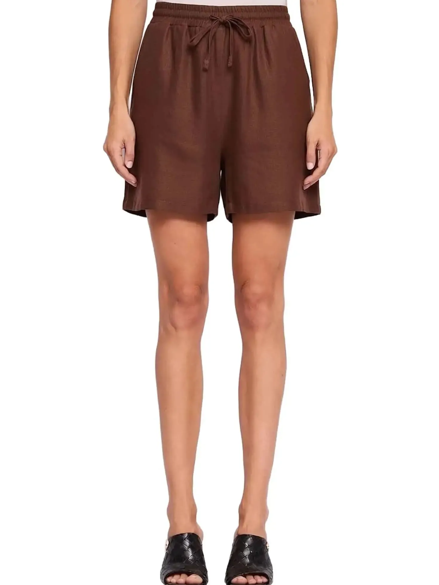 SHORT DONNA - GAUDI JEANS MARRONE - 611BD25046