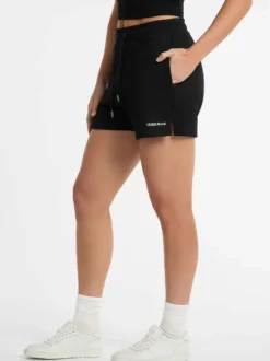 SHORT DONNA - GUESS JEANS NERO - W5GD0O K68I4