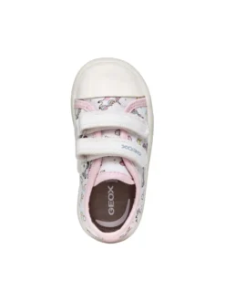SNEAKERS BAMBINA - GEOX BIANCO-ROSA - B451MB 000AN