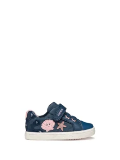 SNEAKERS BAMBINA - GEOX BLU-ROSA - B651MB 00954