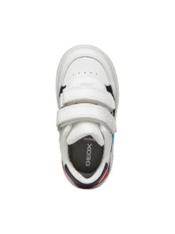 SNEAKERS BAMBINO - GEOX BIANCO-ROSSO - B655LC 000BC
