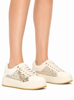 SNEAKERS DONNA - APE PAZZA CREMA - S6LIFTY27/KNI