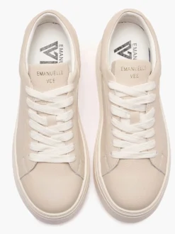 SNEAKERS DONNA - EMANUELLE VEE AVORIO - 462P-100-11-P138