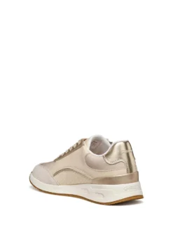 SNEAKERS DONNA - GEOX BEIGE-ORO - D65NQB 054AC