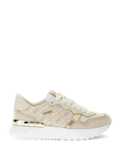 SNEAKERS DONNA - GUESS BEIGE-MARRONE - FLPVN5 FAL12
