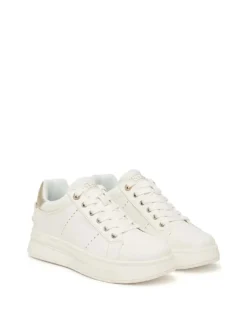 SNEAKERS DONNA - GUESS BIANCO-ORO - FLPWES ELE12