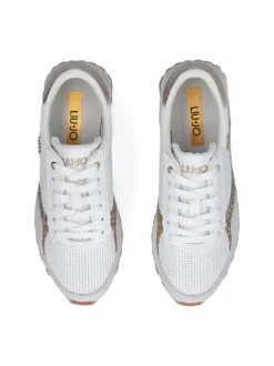 SNEAKERS DONNA - LIU-JO BIANCO-ORO - BA6065TX524
