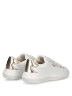 SNEAKERS DONNA - LIU-JO BIANCO-ORO - BA6069PX026