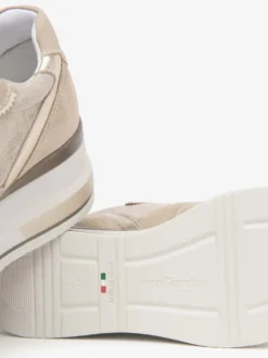 SNEAKERS DONNA - NERO GIARDINI CAMEL - E615230D
