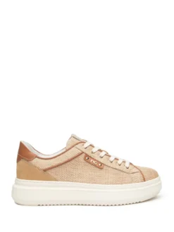 SNEAKERS DONNA - NERO GIARDINI BEIGE - E615282D