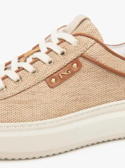 SNEAKERS DONNA - NERO GIARDINI BEIGE - E615282D