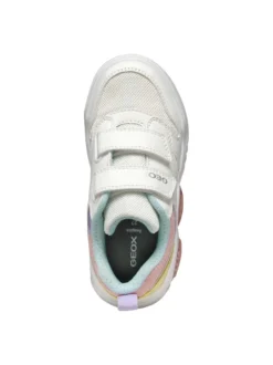 SNEAKERS RAGAZZA - GEOX BIANCO-MULTI - J55HPA 014BU