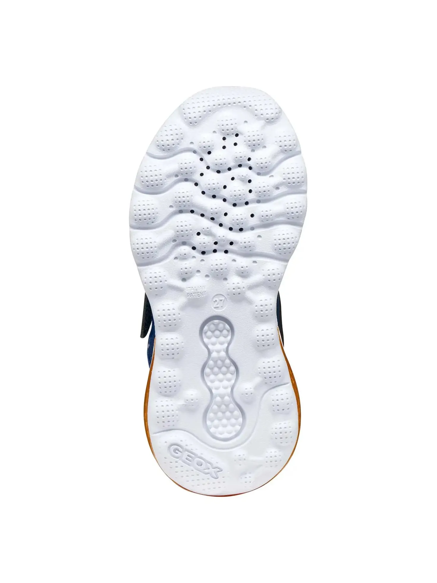 SNEAKERS RAGAZZO - GEOX NAVY-ARANCIO - J65LYA 011CE