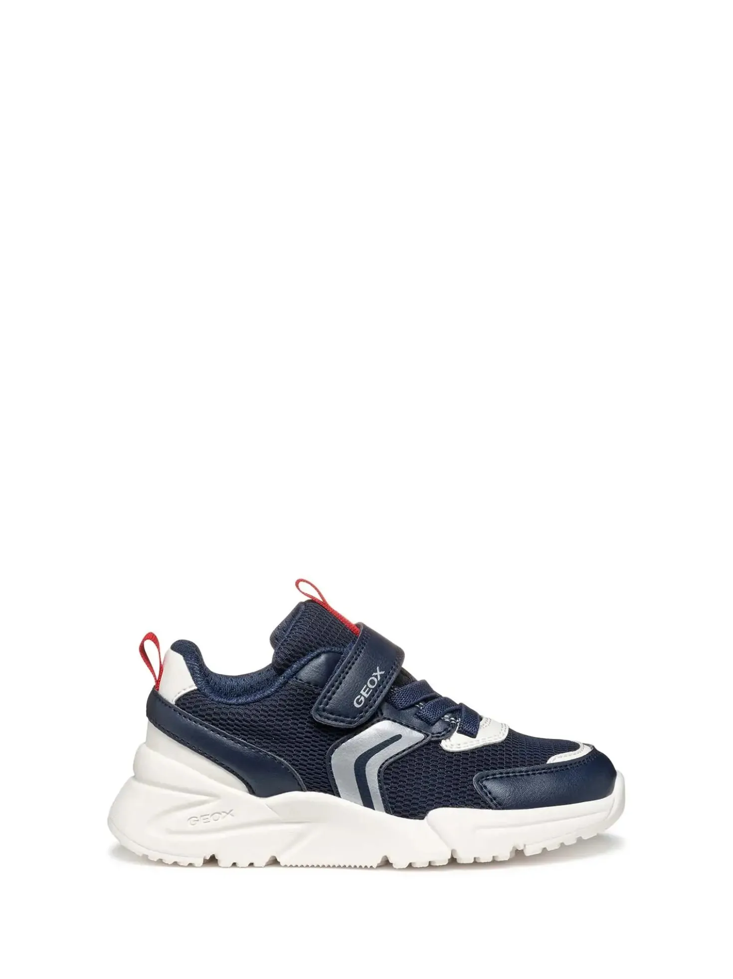 SNEAKERS RAGAZZO - GEOX NAVY-ROSSO - J55MQB 01454