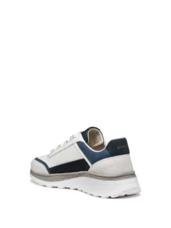 SNEAKERS UOMO - GEOX BIANCO-NAVY - U65HUC 0149B