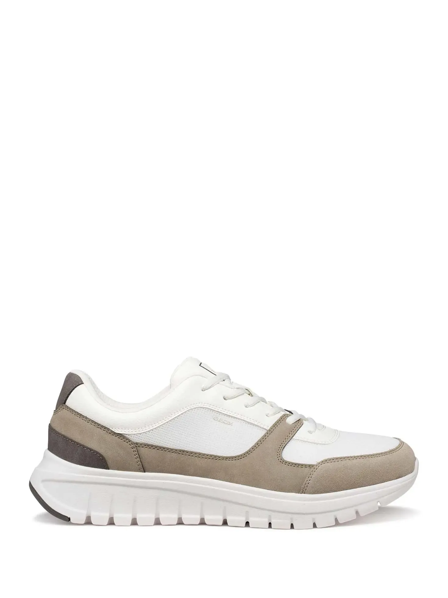 SNEAKERS UOMO - GEOX BIANCO-SABBIA - U65N4B 014EK