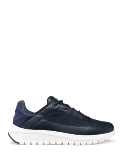 SNEAKERS UOMO - GEOX NAVY-BIANCO - U65N4D 0BU11