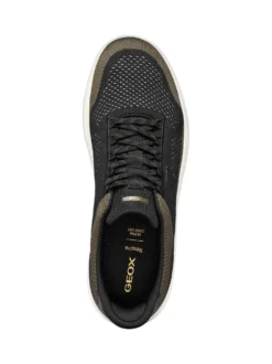 SNEAKERS UOMO - GEOX NERO-VERDE - U65MPE 06KEK
