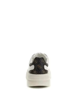 SNEAKERS UOMO - GUESS BIANCO-MARRONE - FMPVIB LEA12