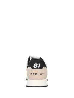 SNEAKERS UOMO - REPLAY BIANCO-NERO - RS680118S