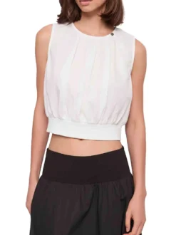 TOP DONNA - GAUDI JEANS BIANCO - 611BD45010