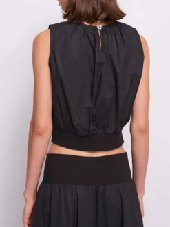 TOP DONNA - GAUDI JEANS NERO - 611BD45010
