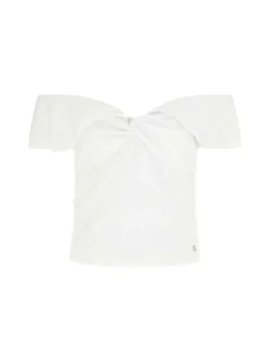 TOP DONNA - GUESS APPAREL BIANCO - W6GP23 K3106