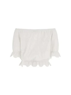 TOP DONNA - GUESS APPAREL BIANCO - W6GP47 K3336