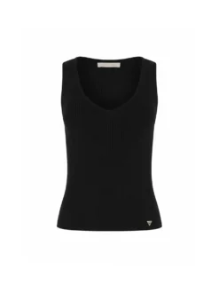 TOP DONNA - GUESS APPAREL NERO - W6RR36 Z0132