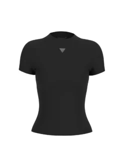 TOP DONNA - GUESS APPAREL NERO - W6RP99 KCNH2