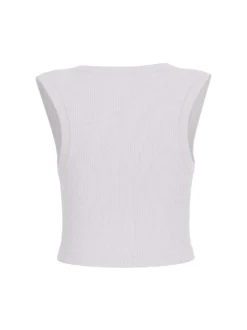 TOP DONNA - GUESS ATHLEISURE BIANCO - V6GP07 K2987