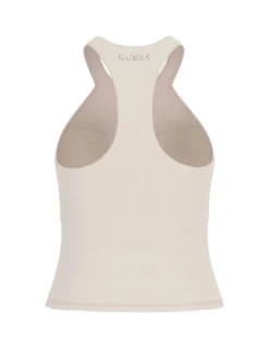 TOP DONNA - GUESS ATHLEISURE BIANCO - V6RP09 KD932