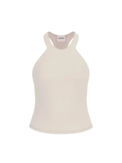 TOP DONNA - GUESS ATHLEISURE BIANCO - V6RP09 KD932