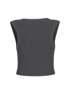 TOP DONNA - GUESS ATHLEISURE NERO - V6GP07 K2987