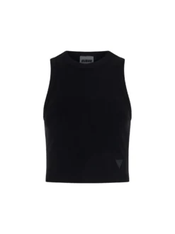 TOP DONNA - GUESS ATHLEISURE NERO - V3GP19 K8RT2