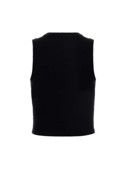 TOP DONNA - GUESS ATHLEISURE NERO - V3GP19 K8RT2