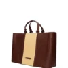 TOTE DONNA - ATELIER DU SAC MARRONE - 19144-GOR-S6B-A