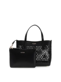 TOTE DONNA - GUESS NERO - HWPG99 11750
