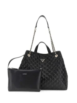 TOTE DONNA - GUESS NERO - HWQG96 73290