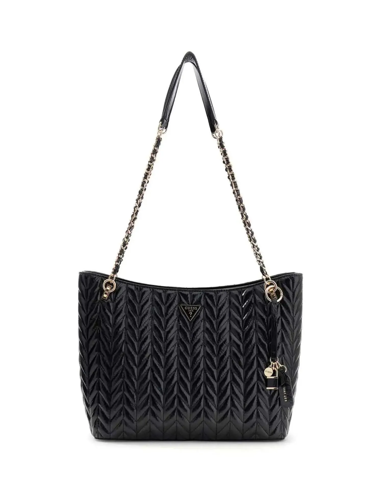 TOTE DONNA - GUESS NERO - HWTQ97 20220