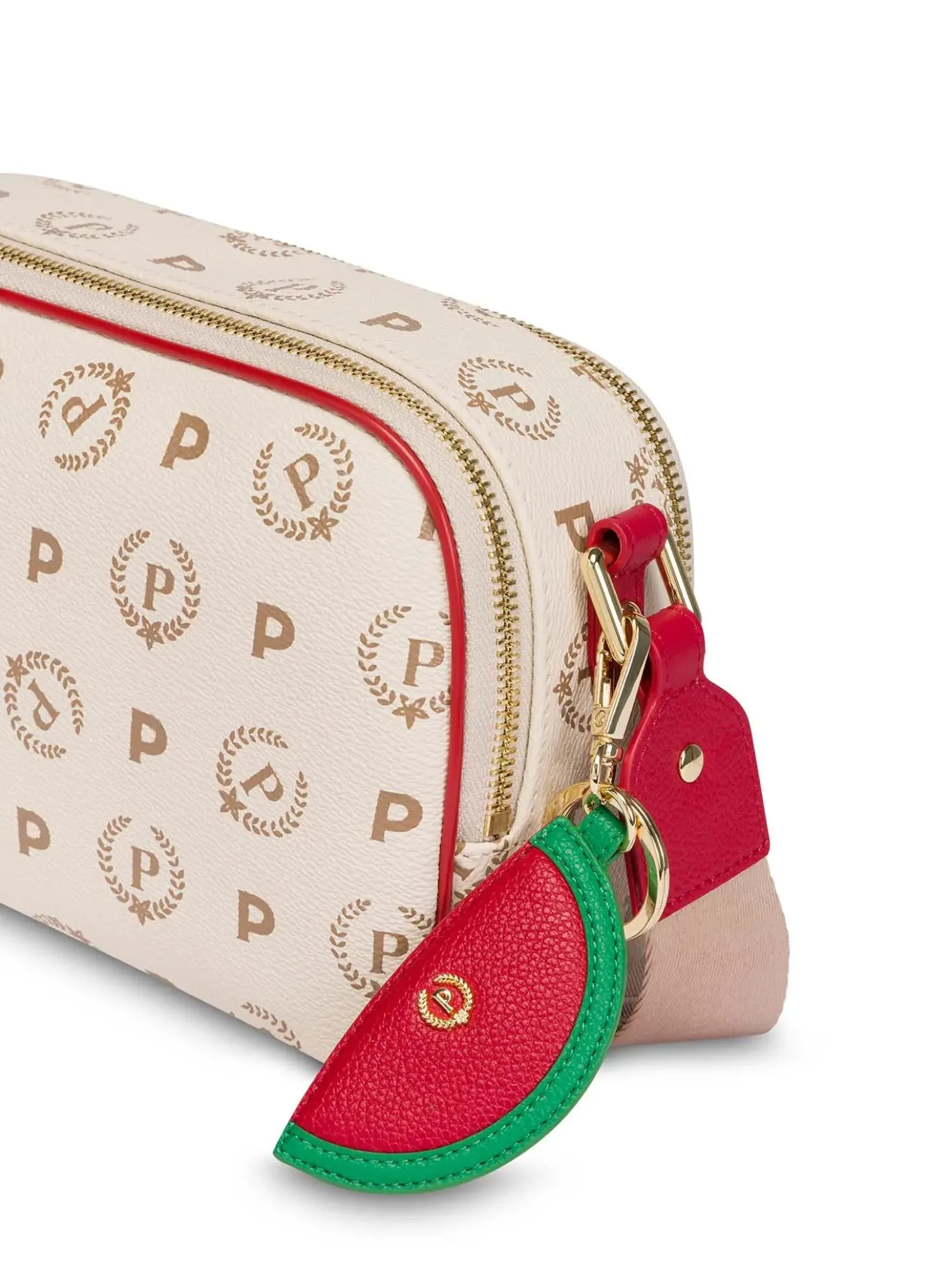 TRACOLLA DONNA - POLLINI AVORIO-ROSSO - TE8467PP0DQ1Y