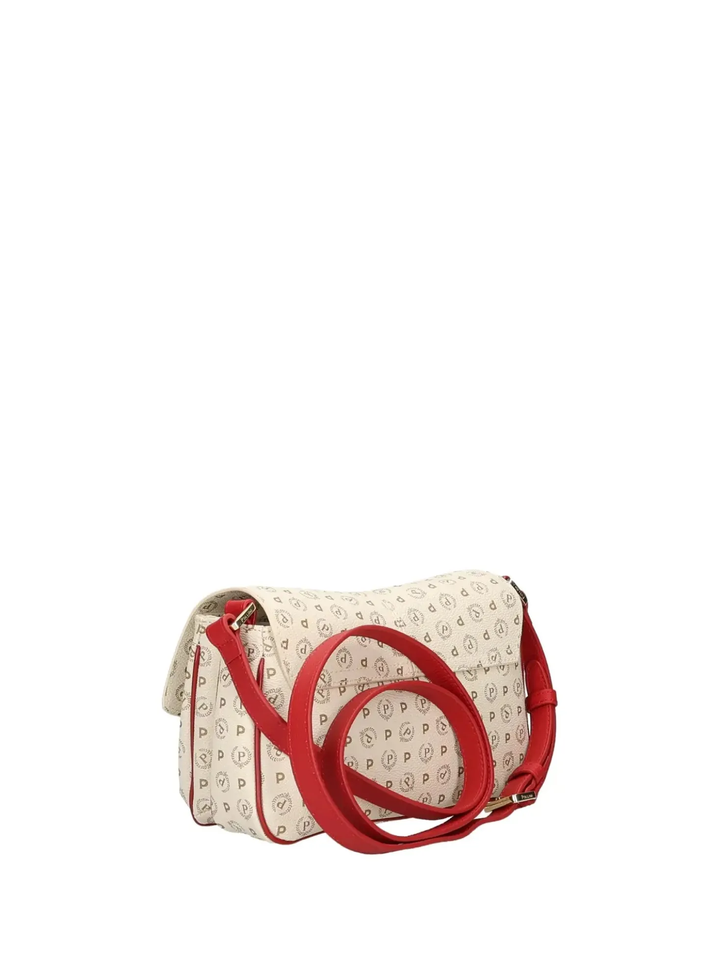 TRACOLLA DONNA - POLLINI AVORIO-ROSSO - TE8550PP0OQ11