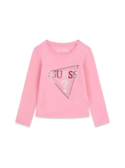 T-SHIRT BAMBINA - GUESS KIDS ROSA - K6YI08 K3673