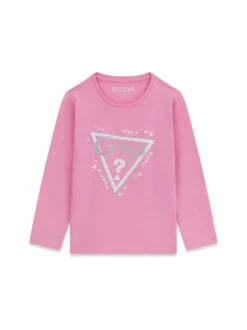 T-SHIRT BAMBINA - GUESS KIDS ROSA - K6YI02 K3663