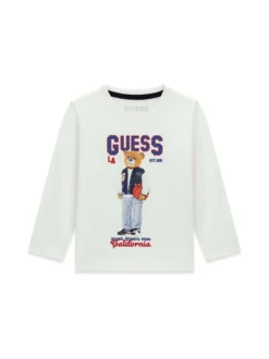 T-SHIRT BAMBINO - GUESS KIDS BIANCO - N6YI06 K3794