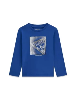 T-SHIRT BAMBINO - GUESS KIDS BLU - N6YI24 K3882