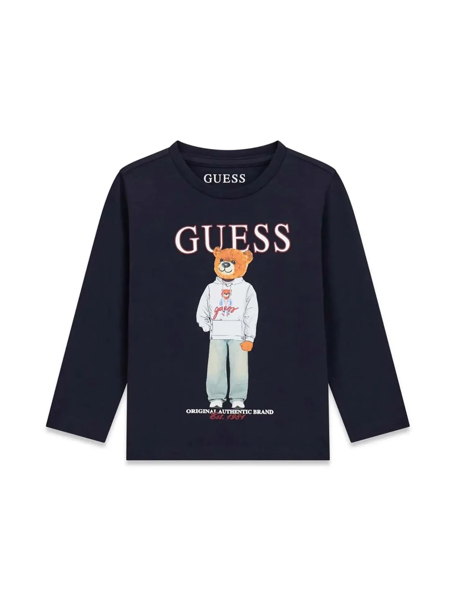 T-SHIRT BAMBINO - GUESS KIDS BLU - N6YI06 K3794