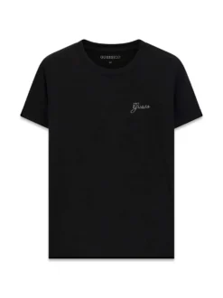 T-SHIRT DONNA - GUESS APPAREL NERO - W6YI12 K3751
