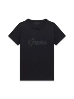 T-SHIRT DONNA - GUESS APPAREL NERO - W6GI08 K3023