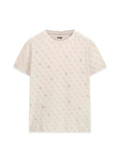 T-SHIRT DONNA - GUESS ATHLEISURE CREMA - V5BI14 I3Z14
